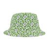 I'm Kind of a Big Dill - Green Pickles - Black Text on White - Biker Bucket Hat - Image 4