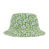 I'm Kind of a Big Dill - Green Pickles - Black Text on White - Biker Bucket Hat - Image 9