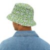 I'm Kind of a Big Dill - Green Pickles - Black Text on White - Biker Bucket Hat - Image 3