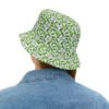 I'm Kind of a Big Dill - Green Pickles - Black Text on White - Biker Bucket Hat - Image 7