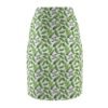 I'm Kind of a Big Dill - Green Pickles - Black Text on White - Women's Pencil Skirt - Image 5