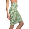 I'm Kind of a Big Dill - Green Pickles - Black Text on White - Women's Pencil Skirt - Image 3