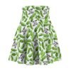 I'm Kind of a Big Dill - Green Pickles - Black Text on White - Women's Skater Skirt - Image 15