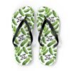 I'm Kind of a Big Dill - Green Pickles - Black Text on White - Flip Flops - Image 7
