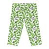 I'm Kind of a Big Dill - Green Pickles - Black Text on White - Women's Capri Leggings - Image 6