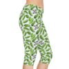 I'm Kind of a Big Dill - Green Pickles - Black Text on White - Women's Capri Leggings - Image 3