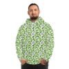 I'm Kind of a Big Dill - Green Pickles - Black Text on White - Fashion Hoodie - Image 2