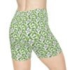 I'm Kind of a Big Dill - Green Pickles - Black Text on White - Women's Biker Shorts - Image 2