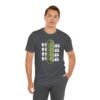 Pickles Times Four - Pickle Design - Foodie - Black - Unisex Jersey Short Sleeve Tee - Image 43
