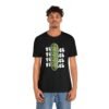 Pickles Times Four - Pickle Design - Foodie - Black - Unisex Jersey Short Sleeve Tee - Image 5