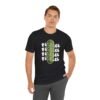 Pickles Times Four - Pickle Design - Foodie - Black - Unisex Jersey Short Sleeve Tee - Image 7