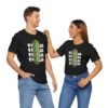 Pickles Times Four - Pickle Design - Foodie - Black - Unisex Jersey Short Sleeve Tee - Image 10