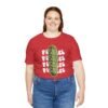 Pickles Times Four - Pickle Design - Foodie - Black - Unisex Jersey Short Sleeve Tee - Image 56