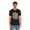 Pickles Times Four - Pickle Design - Foodie - Black - Unisex Jersey Short Sleeve Tee - Image 17
