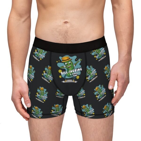 DILL-ivering A Perfect Dab - Dabbing Dance - Pickle Pun - Undies - Men's Boxers