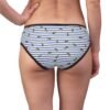 Blue and White Stripes With Green Pickles Design - Women's Briefs - Image 2