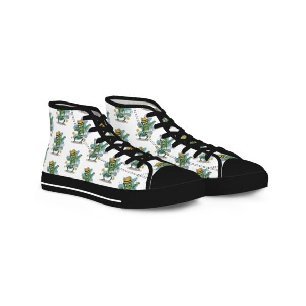 DILL-ivering A Perfect Dab - Dabbing Dance - Pickle Puns - Men's High Top Sneakers