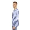 Breton Style Blue and White Striped T-Shirt - Men's Long Sleeve Shirt - Image 5