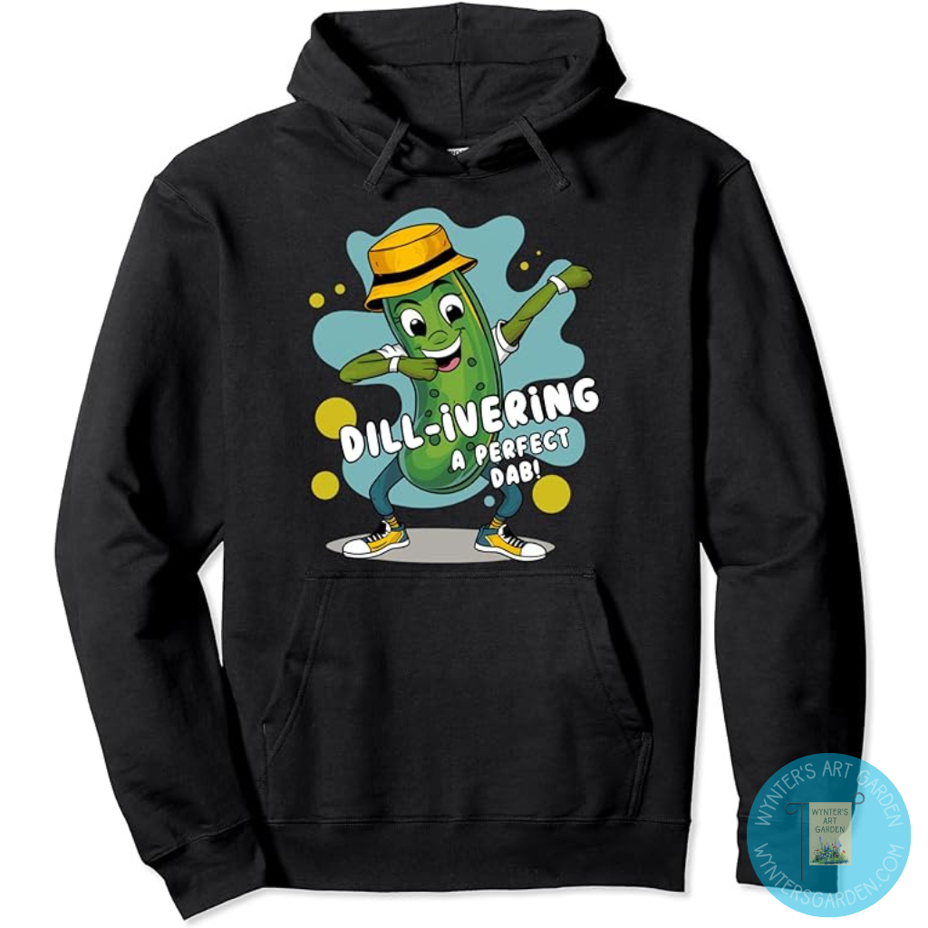 DILL IVERING A PERFECT DAB BLACK PULLOVER HOODIE WAG 1